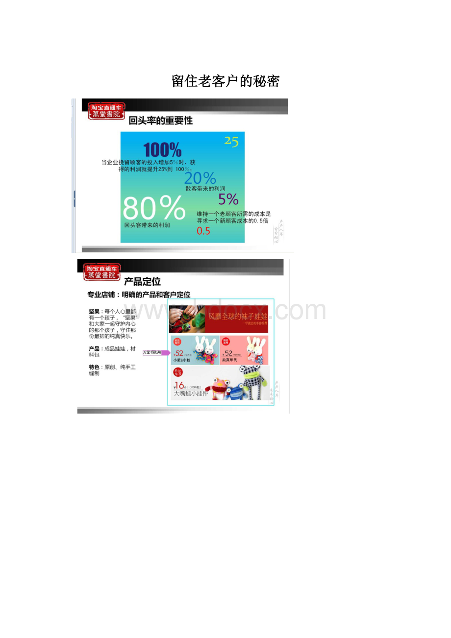 留住老客户的秘密Word文档格式.docx