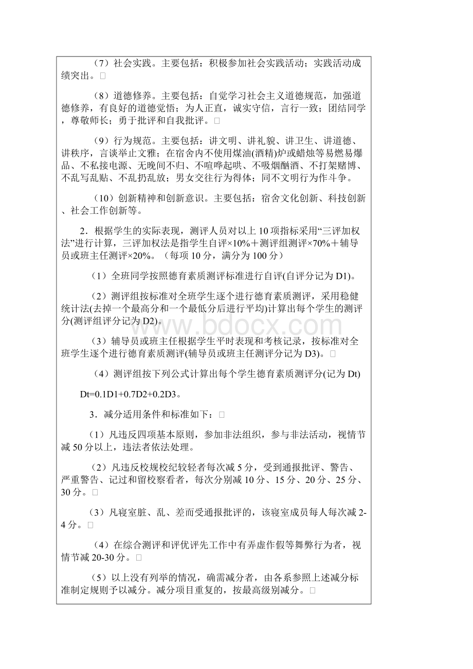淮南师范学院学生素质综合测评办法.docx_第3页