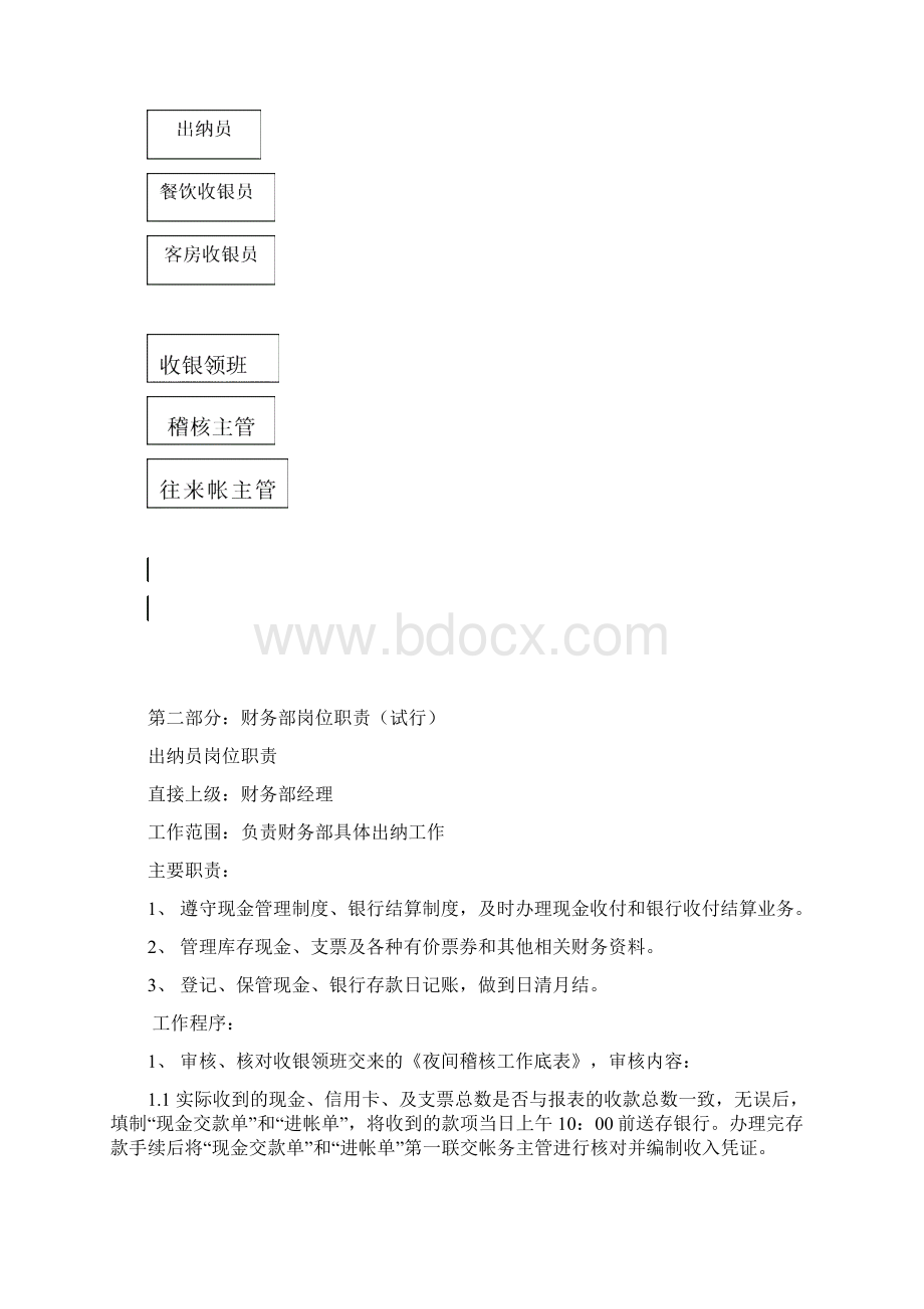 财务部组织结构及工作程序.docx_第2页