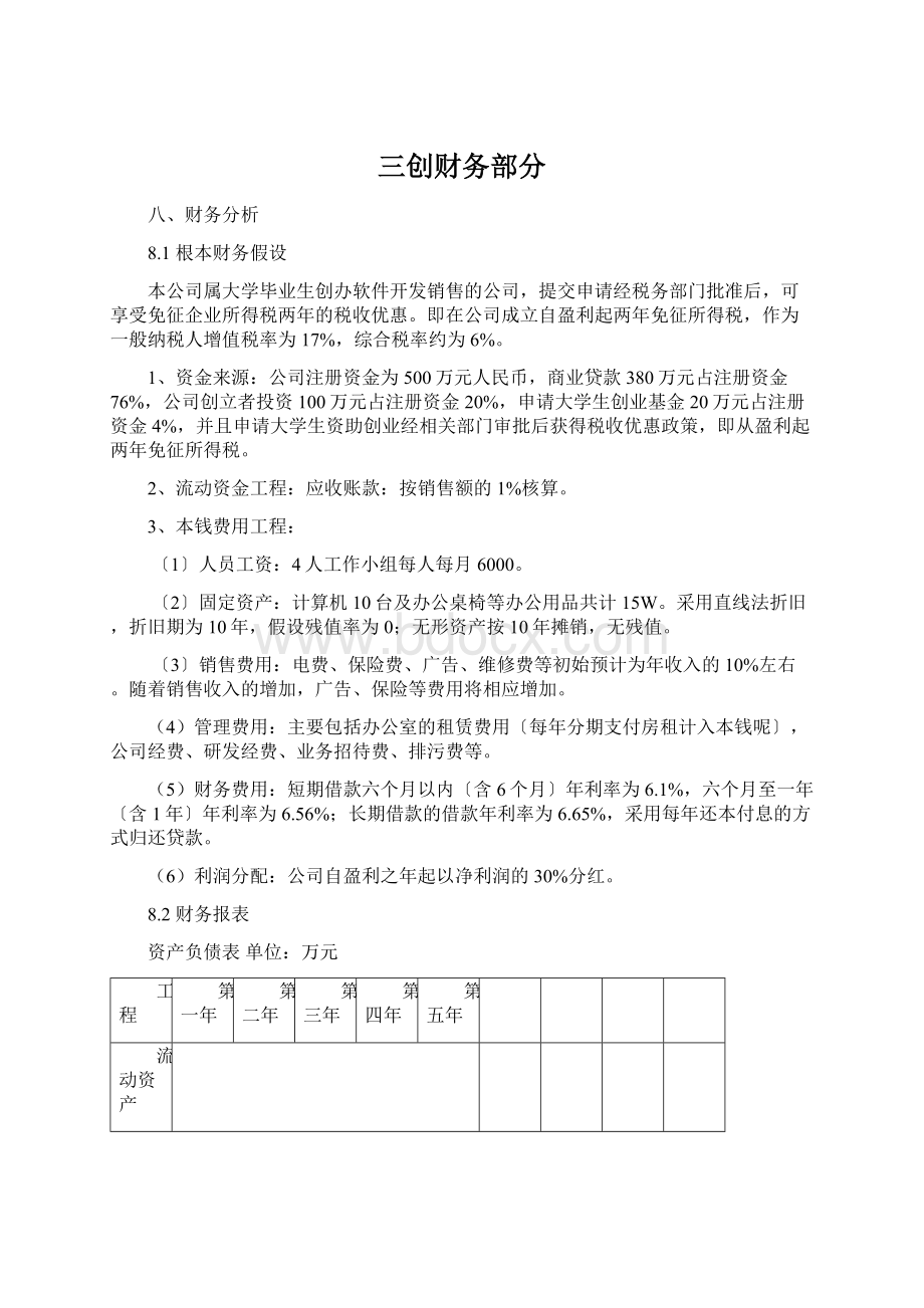 三创财务部分.docx