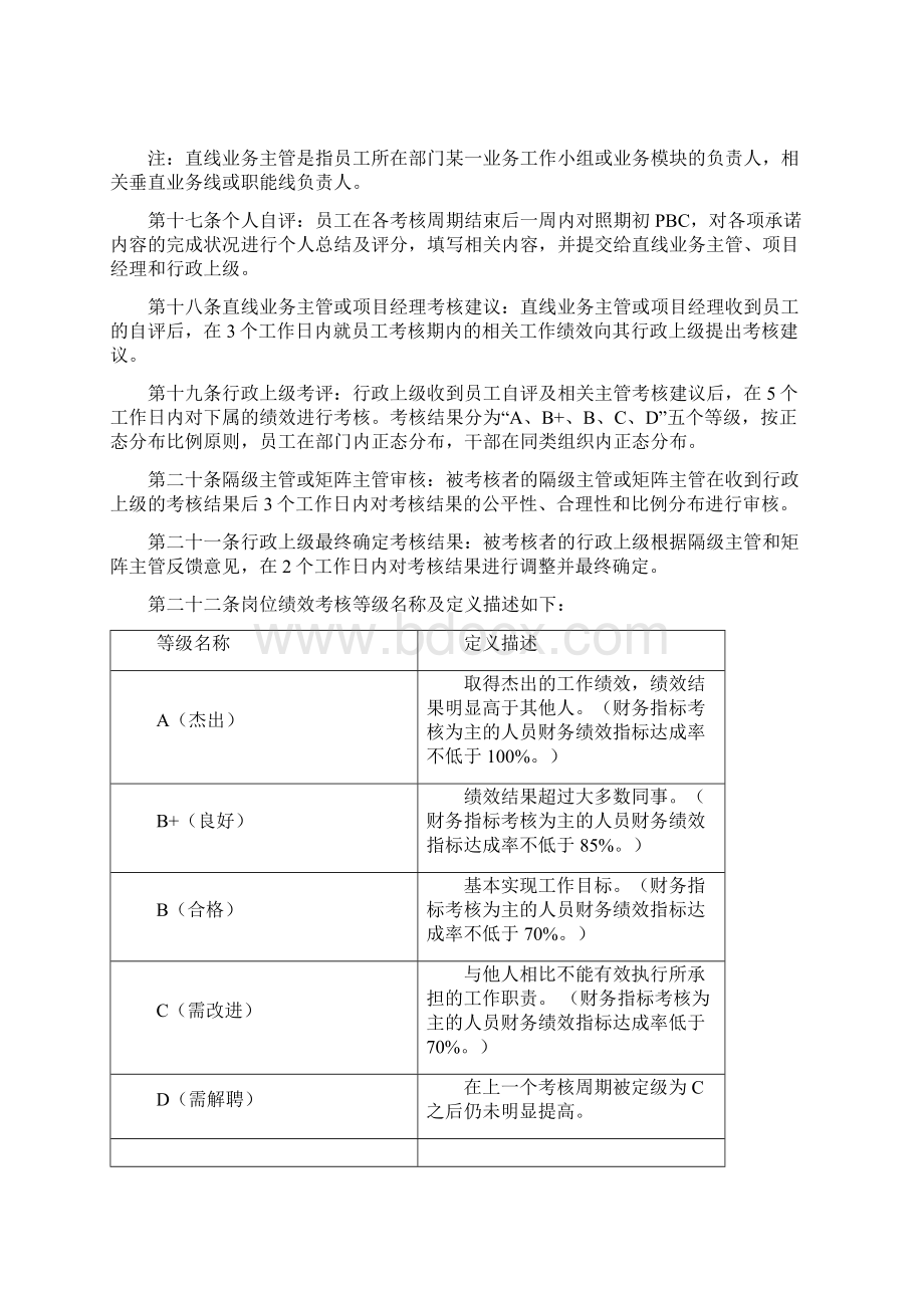 价值观评价与岗位绩效考核制度参考Word文档下载推荐.docx_第3页