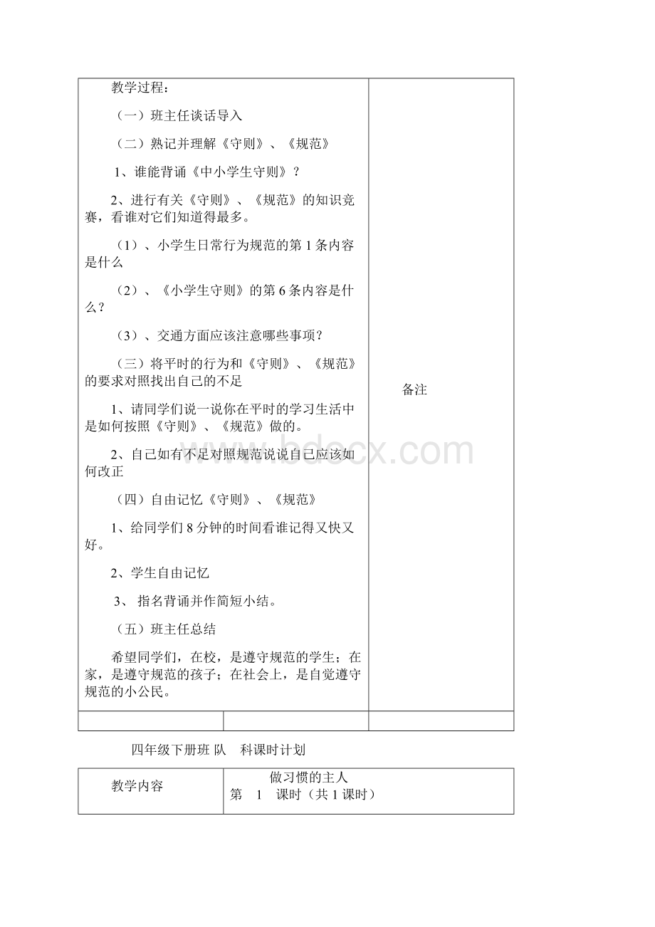 小学四年级班队教案.docx_第2页