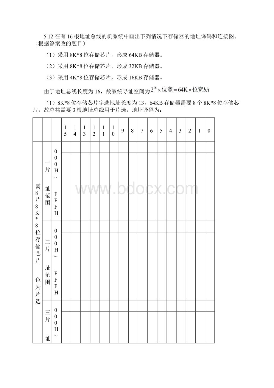 微机原理与接口技术 漆强版 第5章 作业答案Word格式文档下载.docx_第3页