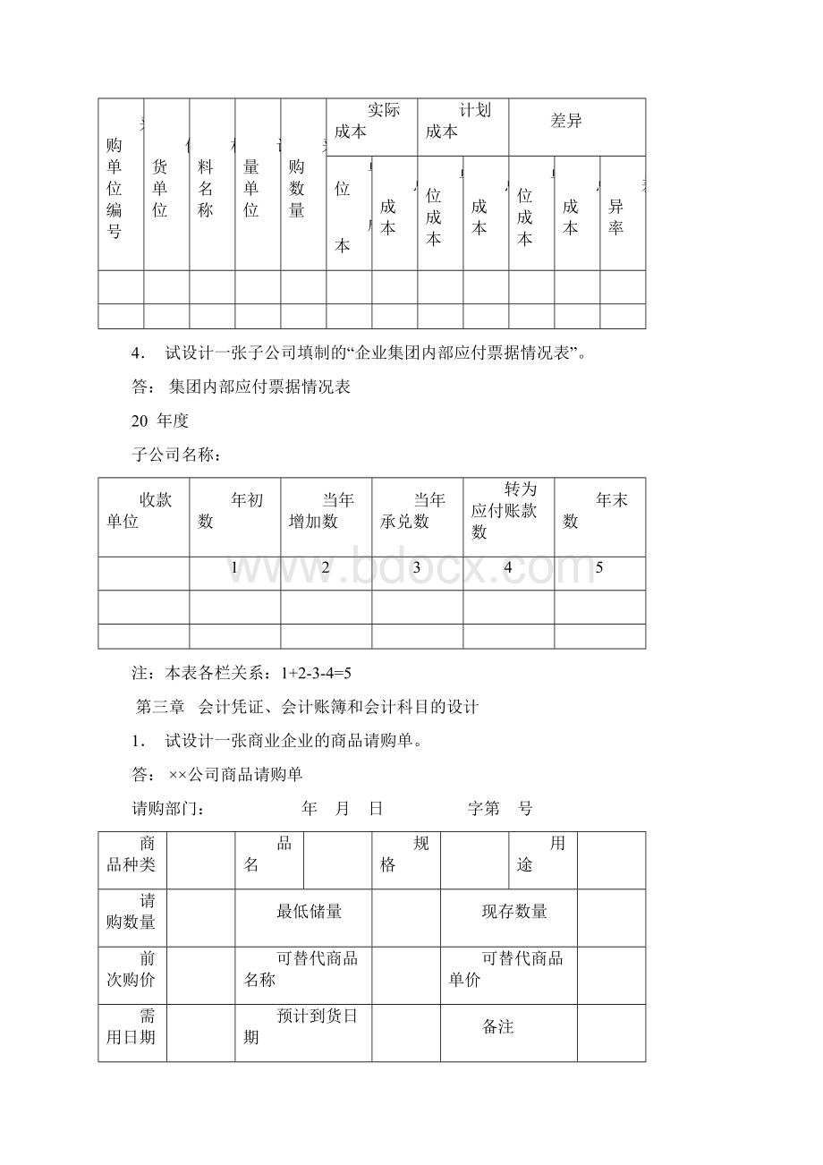 整理电大考试复习资料电大会计制度设计期末考试资料.docx_第2页