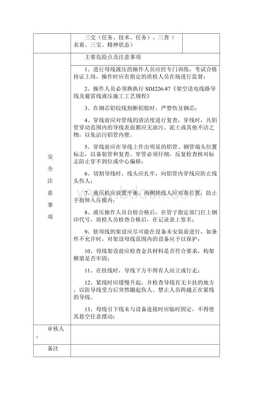 变电站施工站班会记录表.docx_第3页