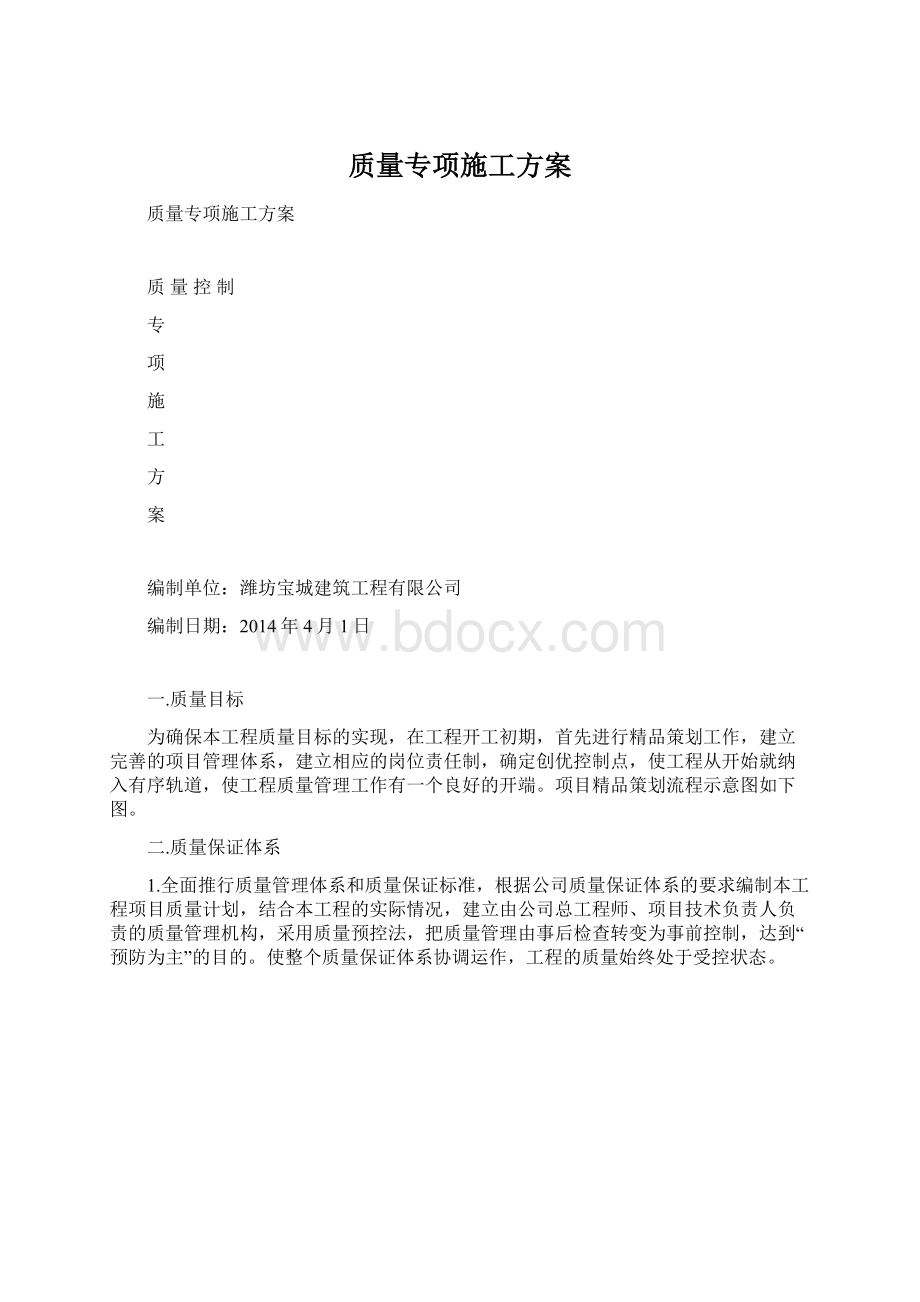 质量专项施工方案.docx_第1页