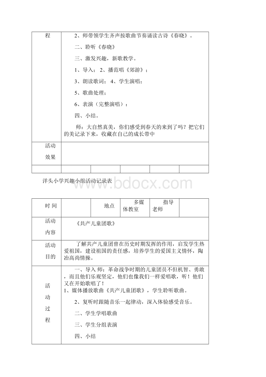 最新音乐兴趣小组活动记录表.docx_第2页