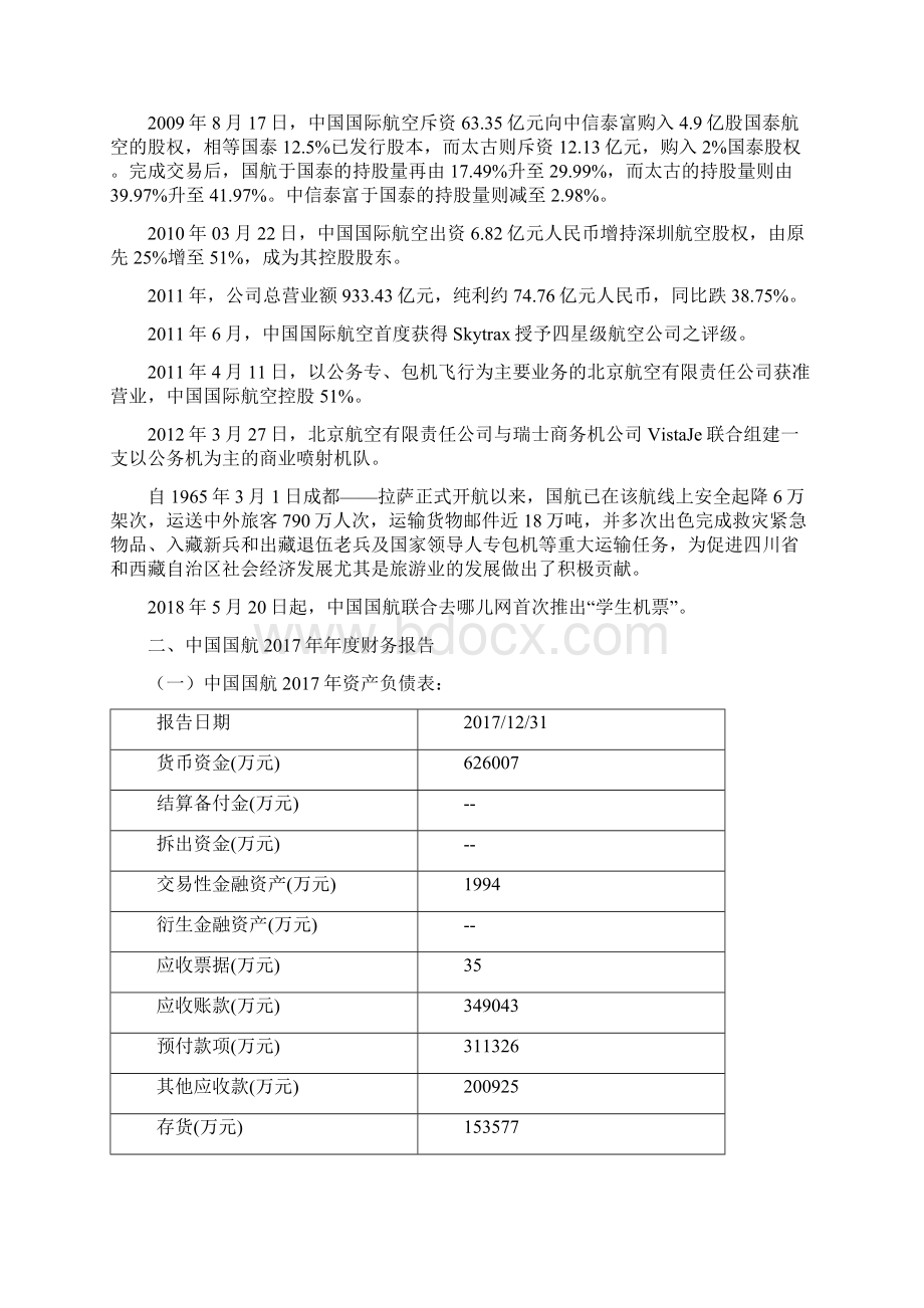 中国国航杜邦财务分析报告案例.docx_第2页