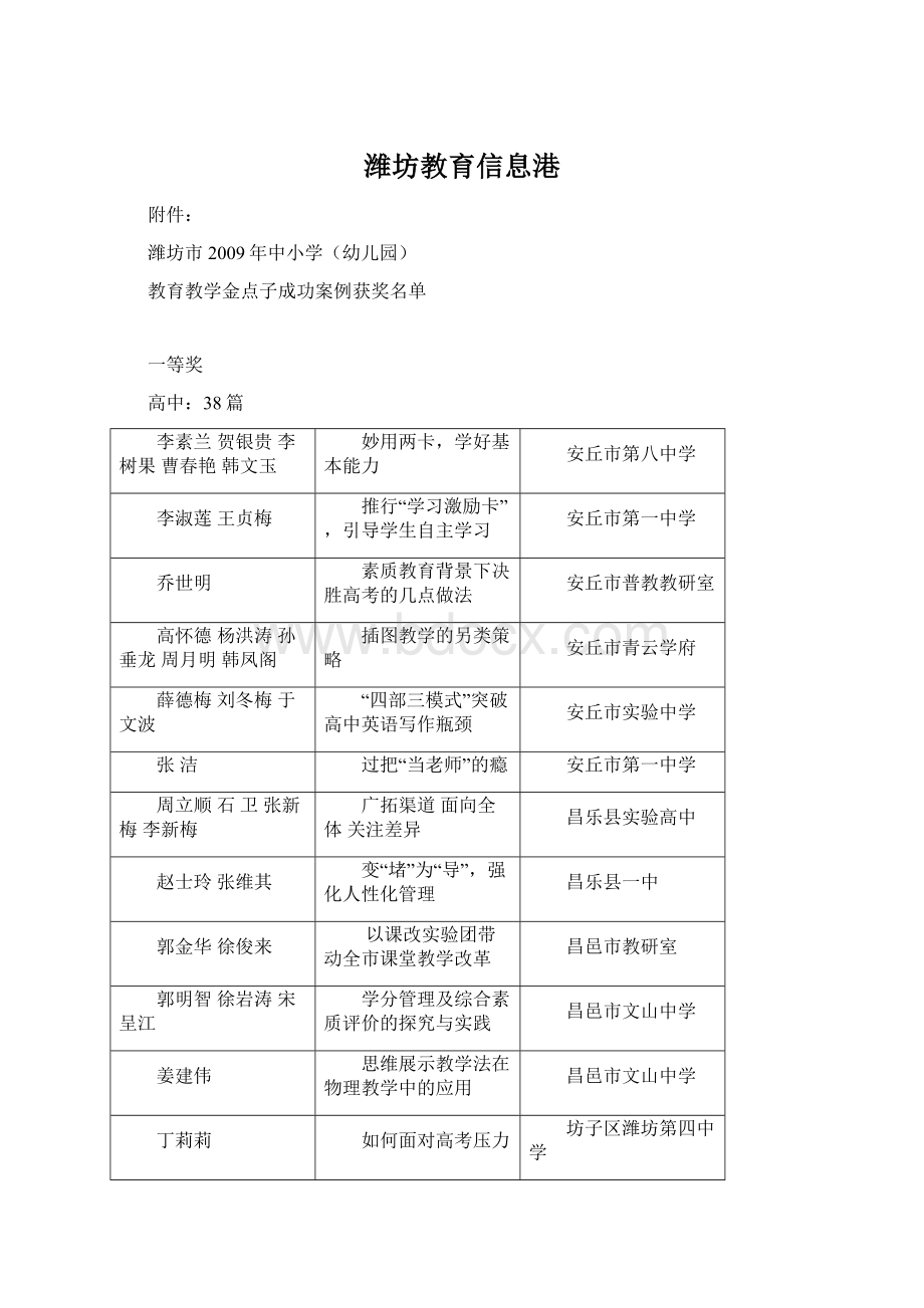 潍坊教育信息港.docx_第1页