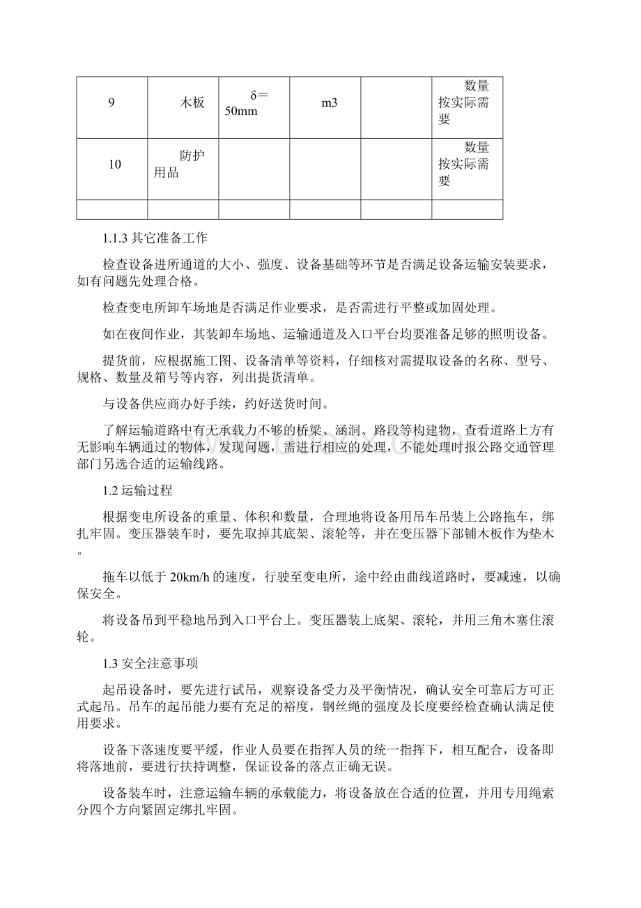 变电所设备及材料二次搬运吊装专项方案改.docx_第3页