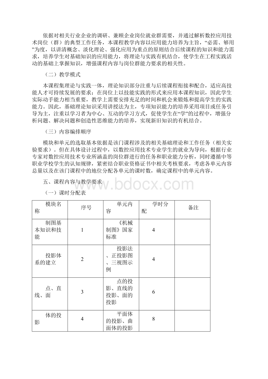 《机械识图》课程标准.docx_第3页