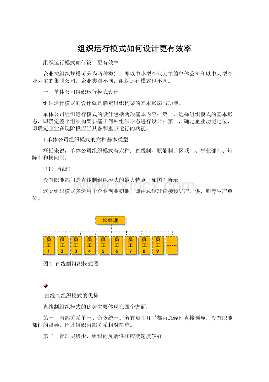 组织运行模式如何设计更有效率.docx