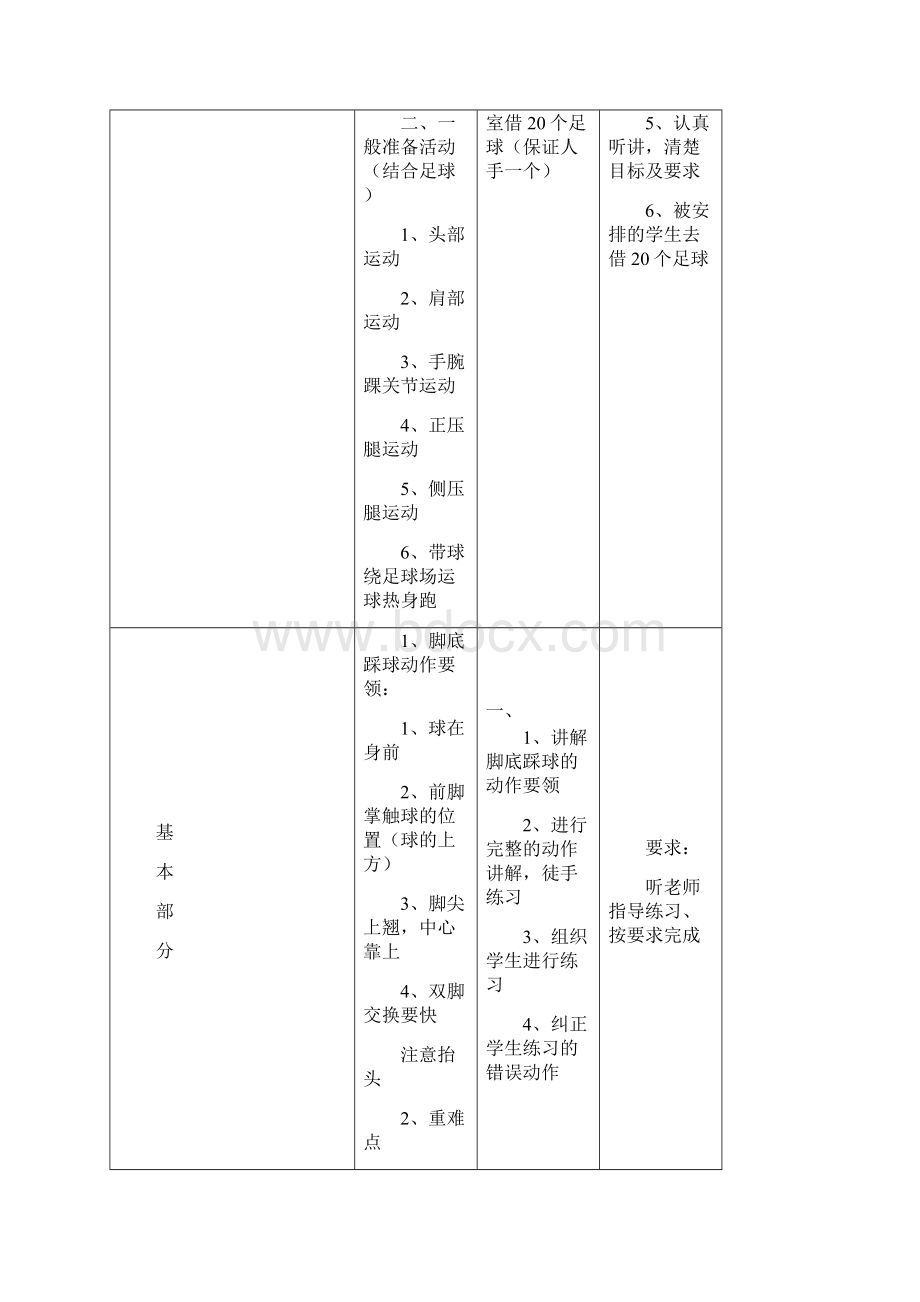 完整word版八年级足球球教案.docx_第2页