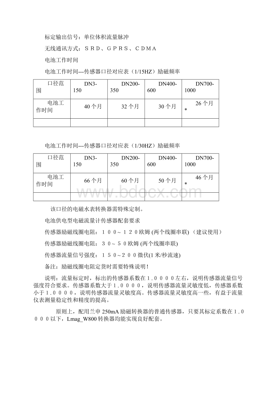 电磁供电型电磁流量计转换器操作使用中文说明书Word文档下载推荐.docx_第2页