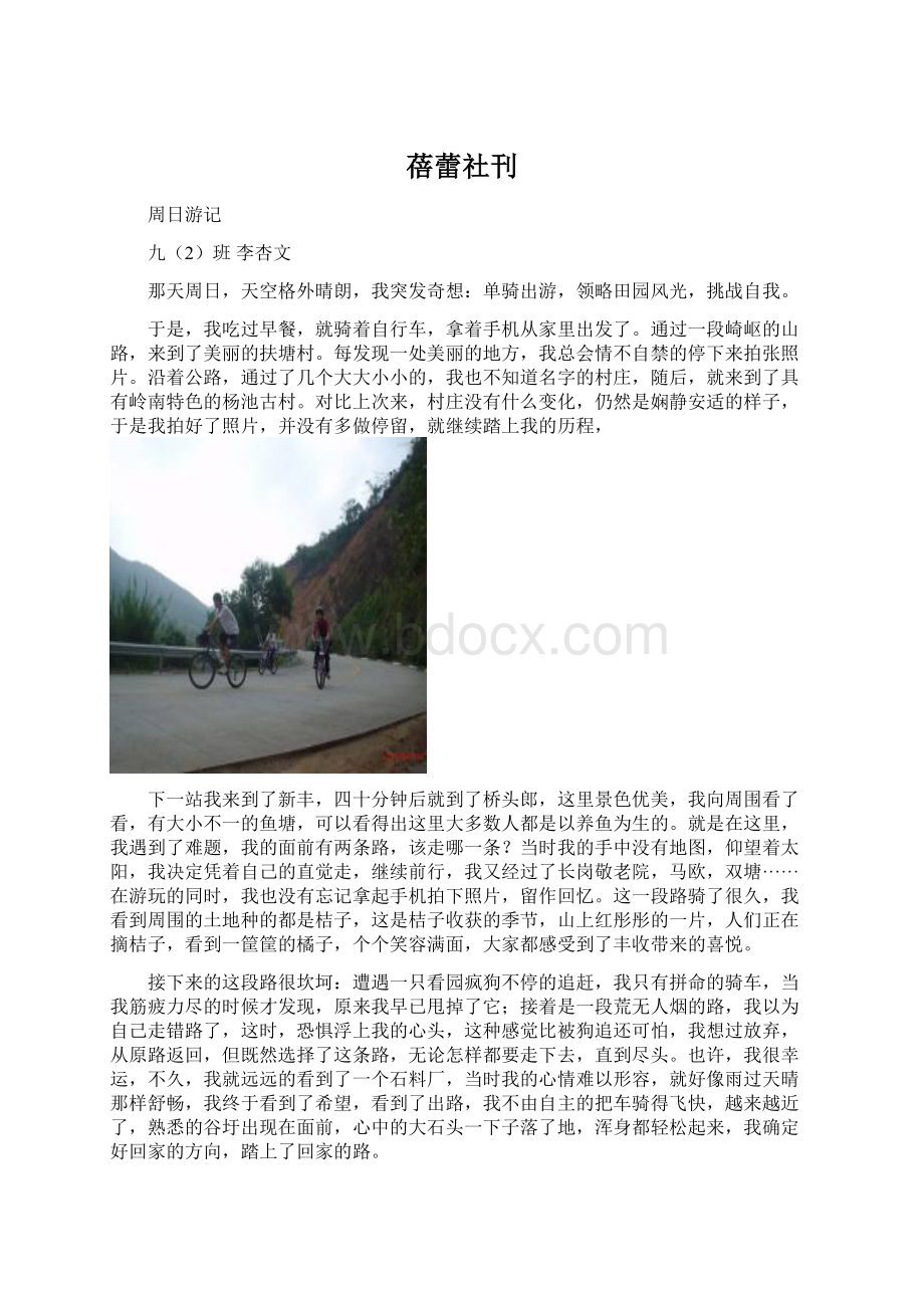 蓓蕾社刊.docx