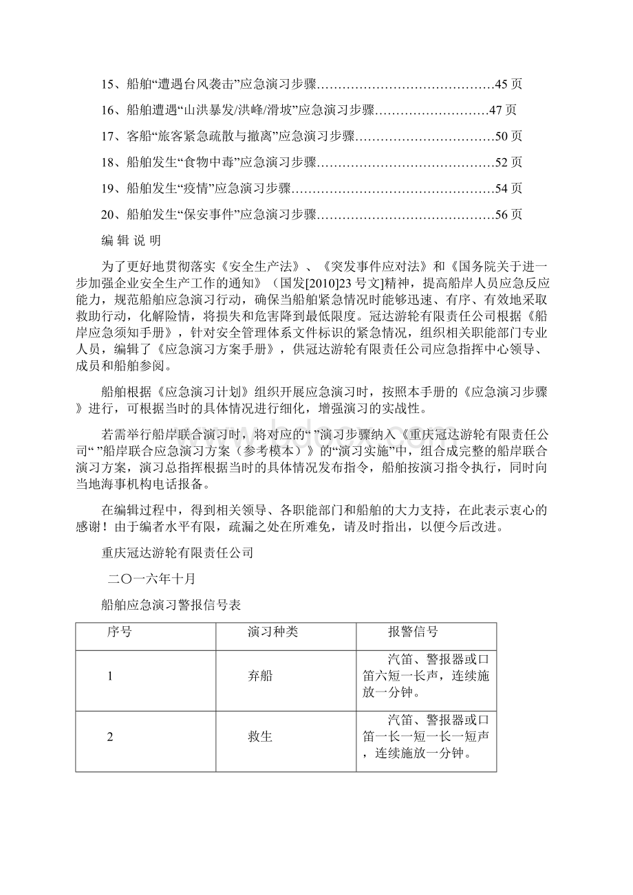 船舶应急演习方案手册.docx_第2页