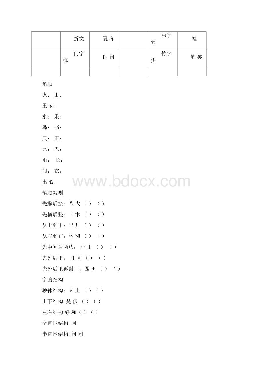 部编一年级上册语文期末复习资料必备.docx_第3页