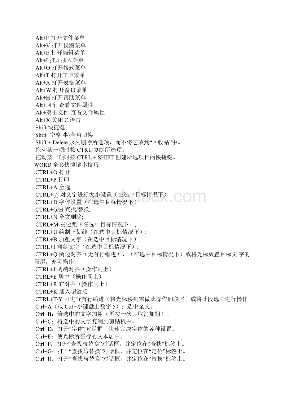 纯键盘操作Word文档格式.docx_第2页