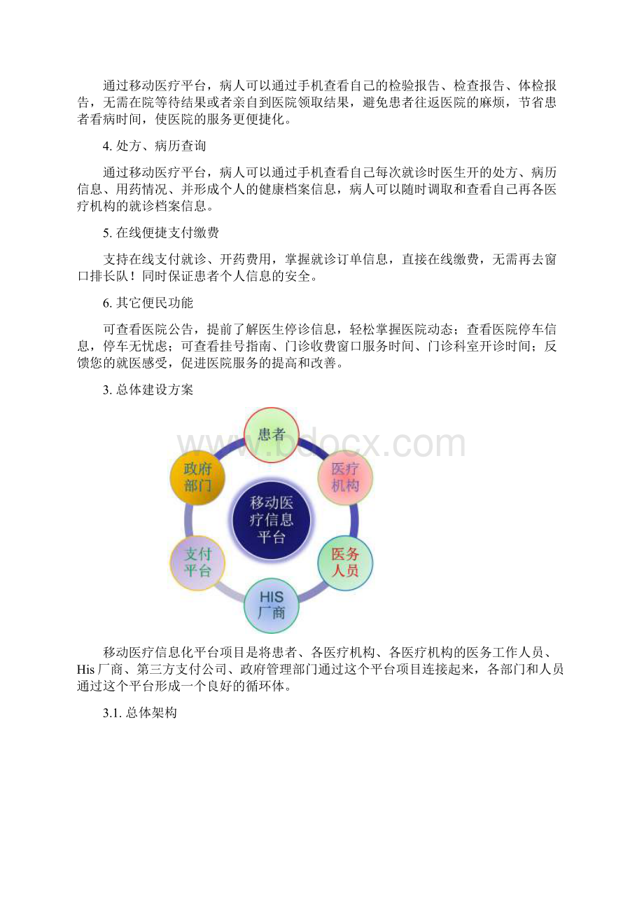 移动医疗信息平台项目可行性论证报告Word格式.docx_第3页