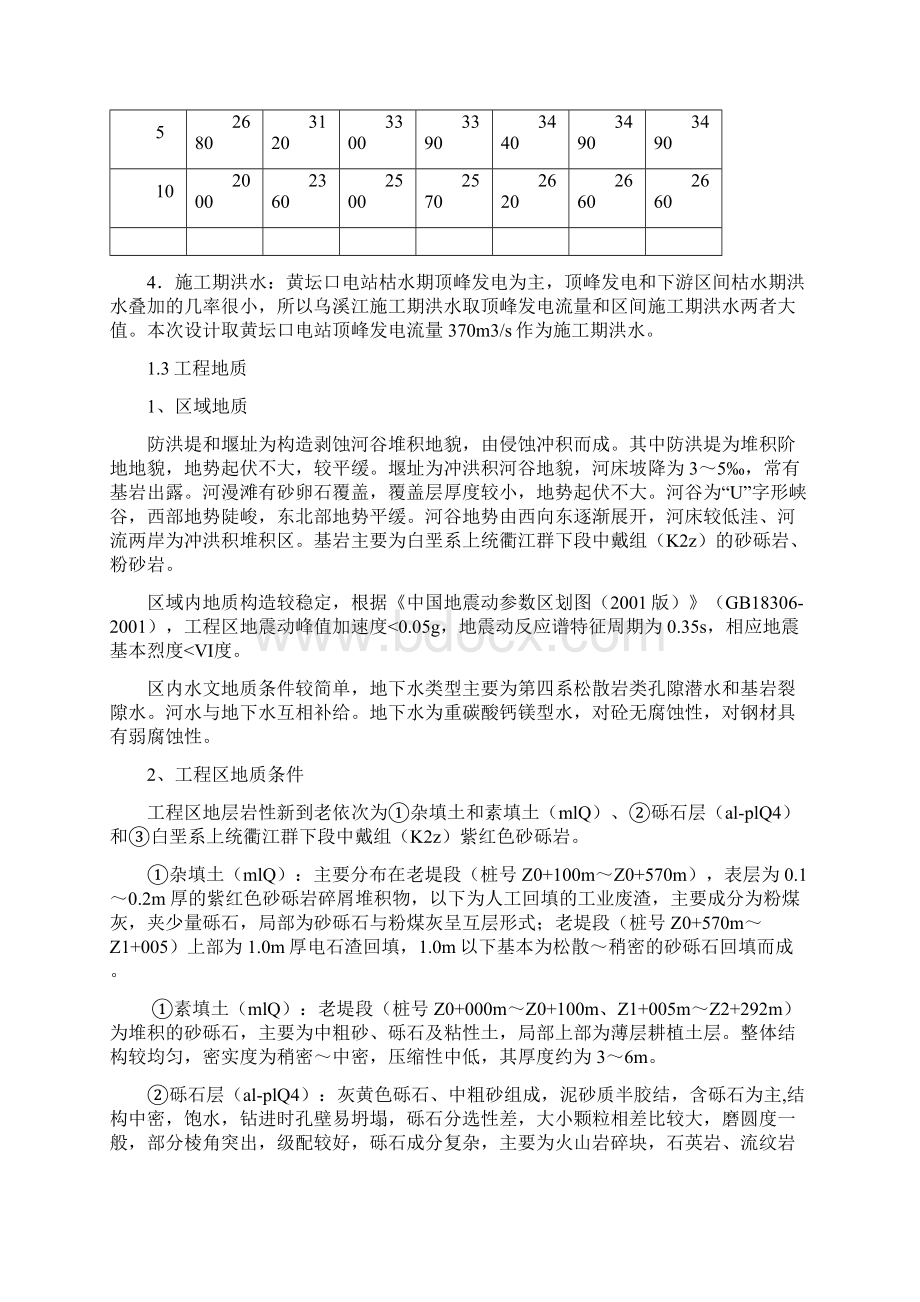 乌溪江下游河道综合治理工程一期张公祠段施工组织设计Word文件下载.docx_第3页