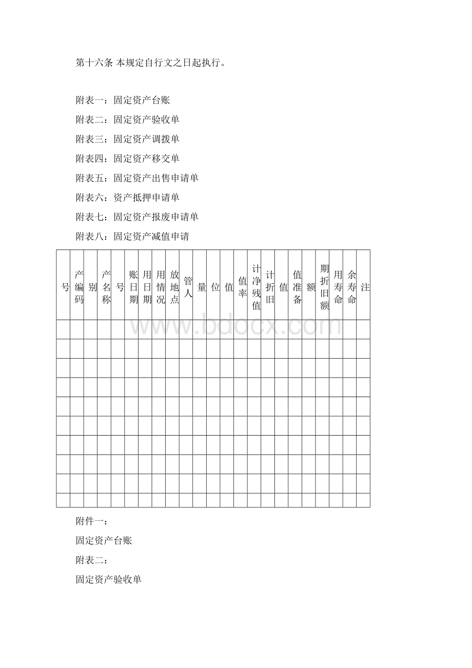 固定资产管理规定表格齐全.docx_第3页