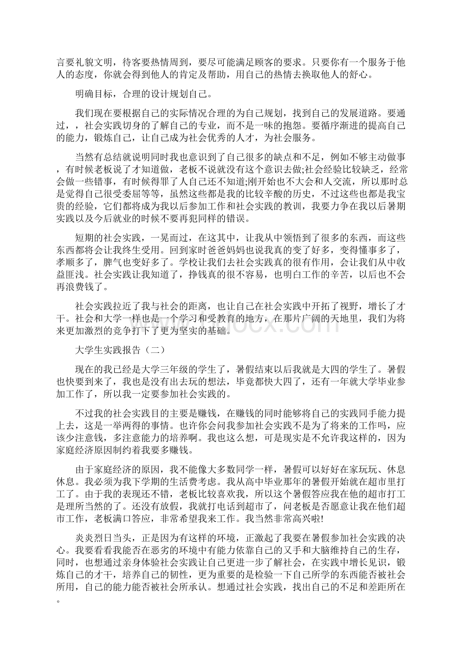 大学生实践报告范文5篇.docx_第3页