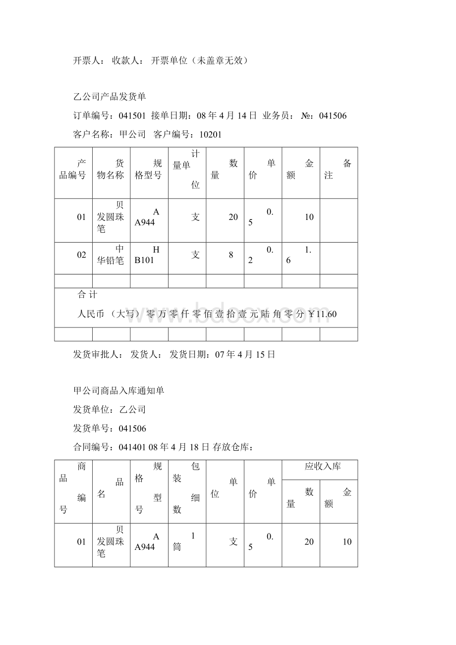 学习情景三货物入库作业任务二入库验收Word下载.docx_第2页