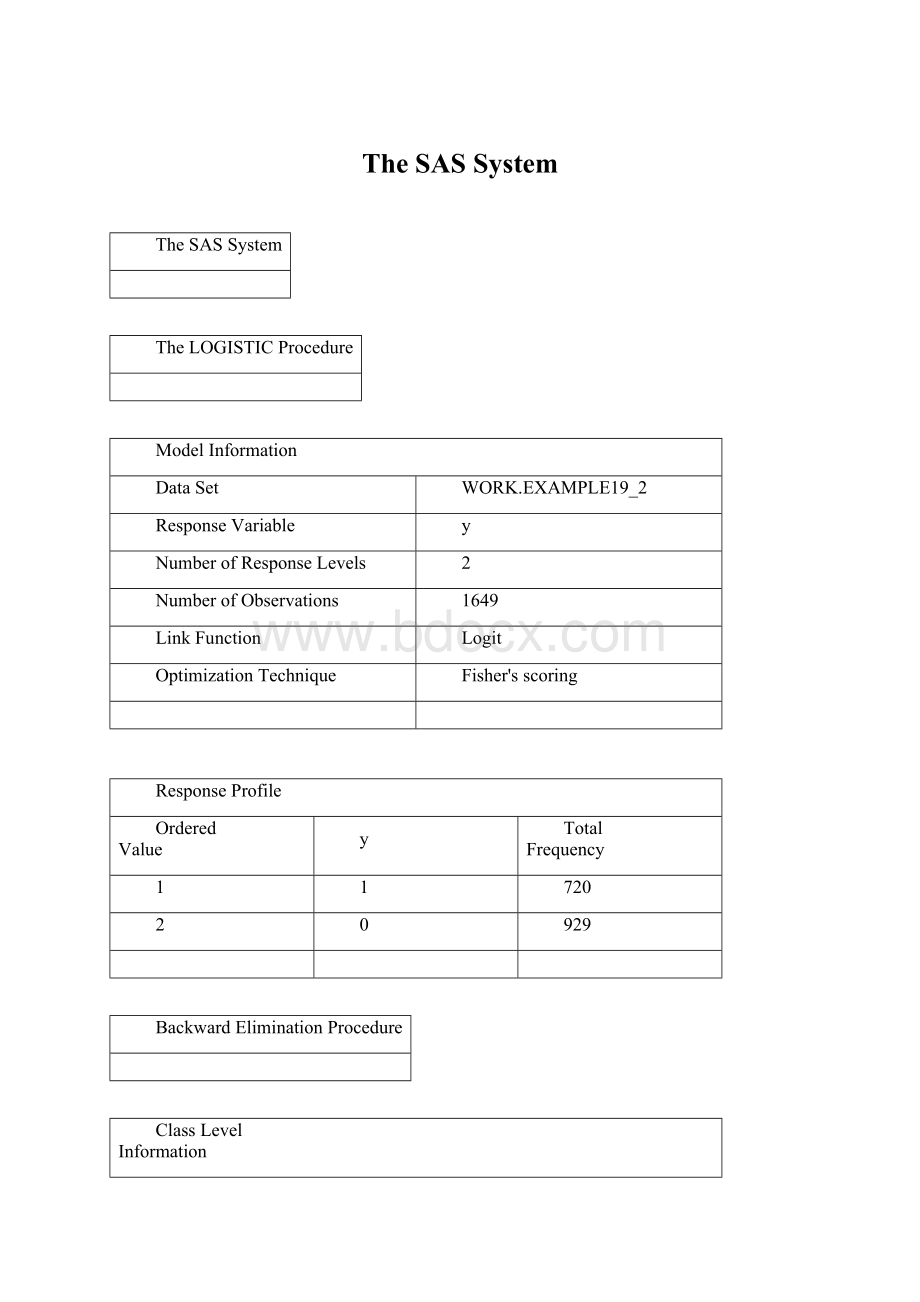 The SAS SystemWord下载.docx