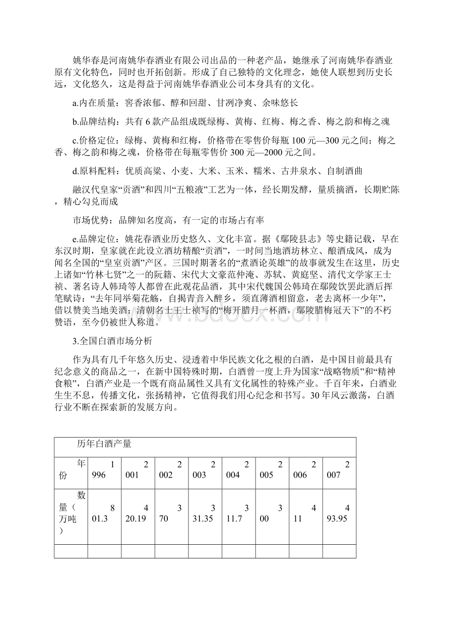 姚华春酒业广告策划书文档格式.docx_第3页