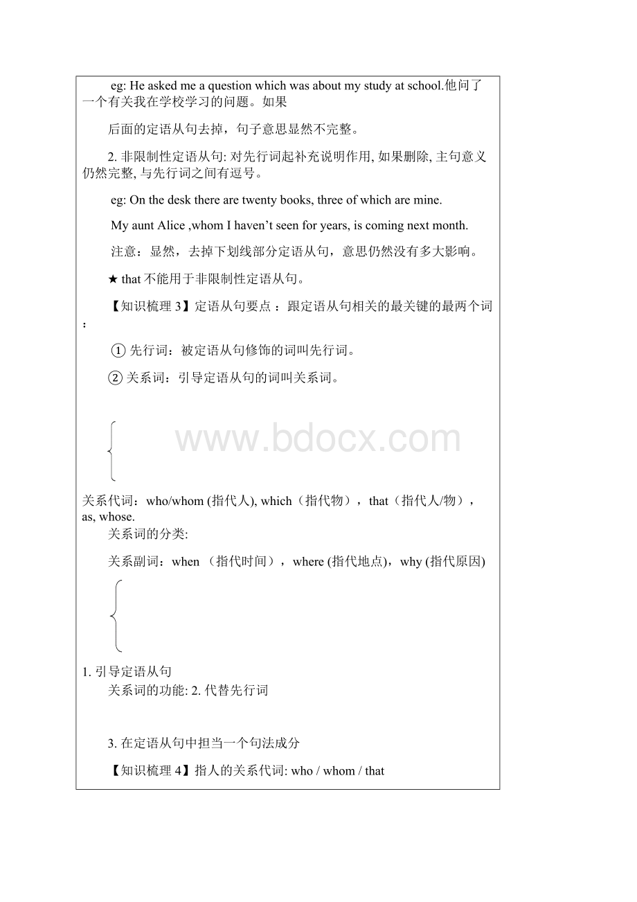 教育资料牛津上海版高二上英语 第8讲定语从句教案学习专用Word文档下载推荐.docx_第3页