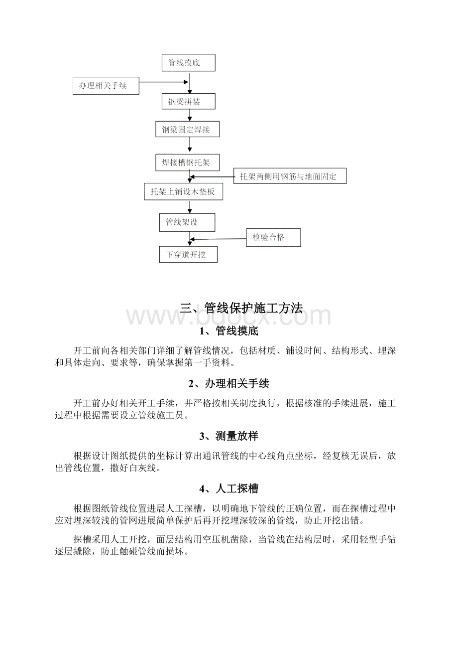 通讯管线保护要求措施专项方案设计Word文档格式.docx_第3页