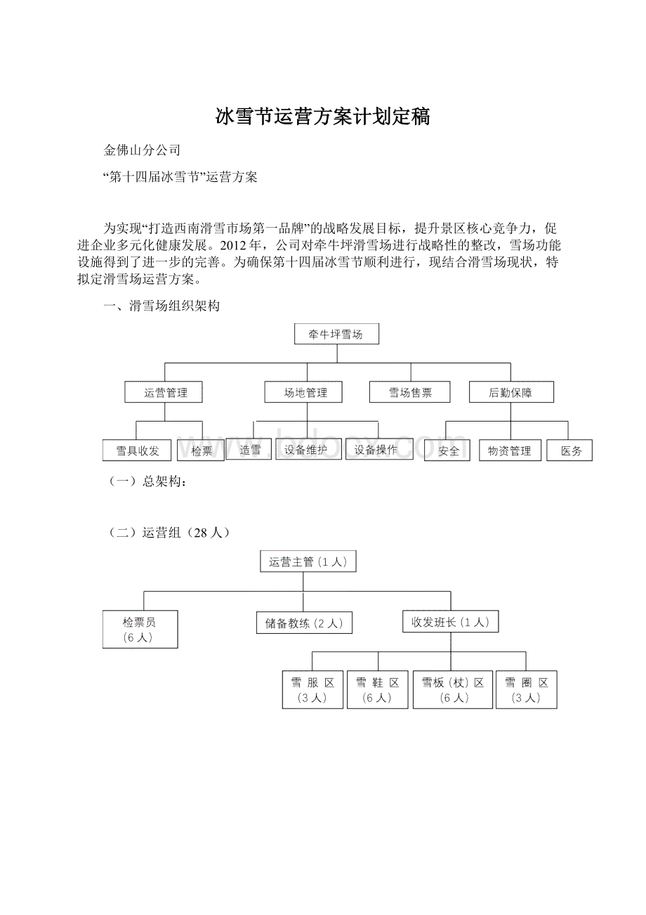 冰雪节运营方案计划定稿Word文件下载.docx