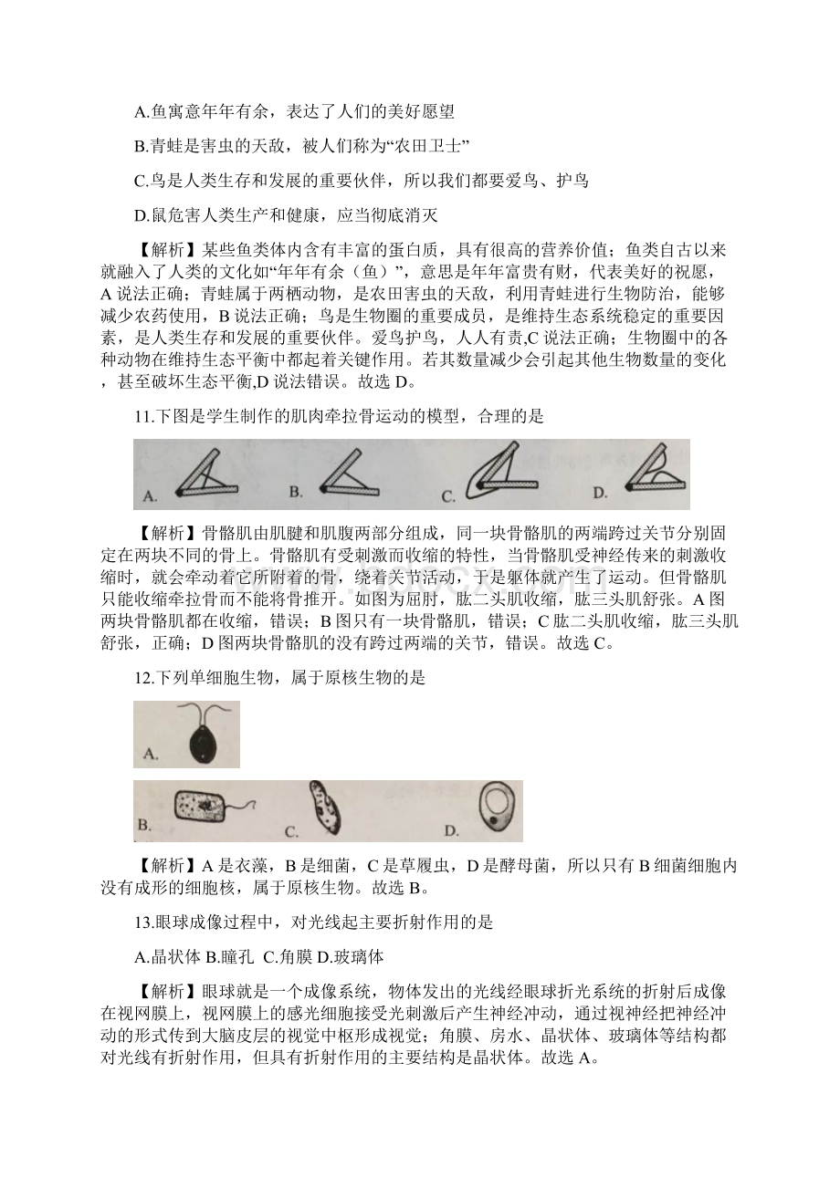 湖南省岳阳市中考生物试题含答案解析word版Word文档格式.docx_第3页