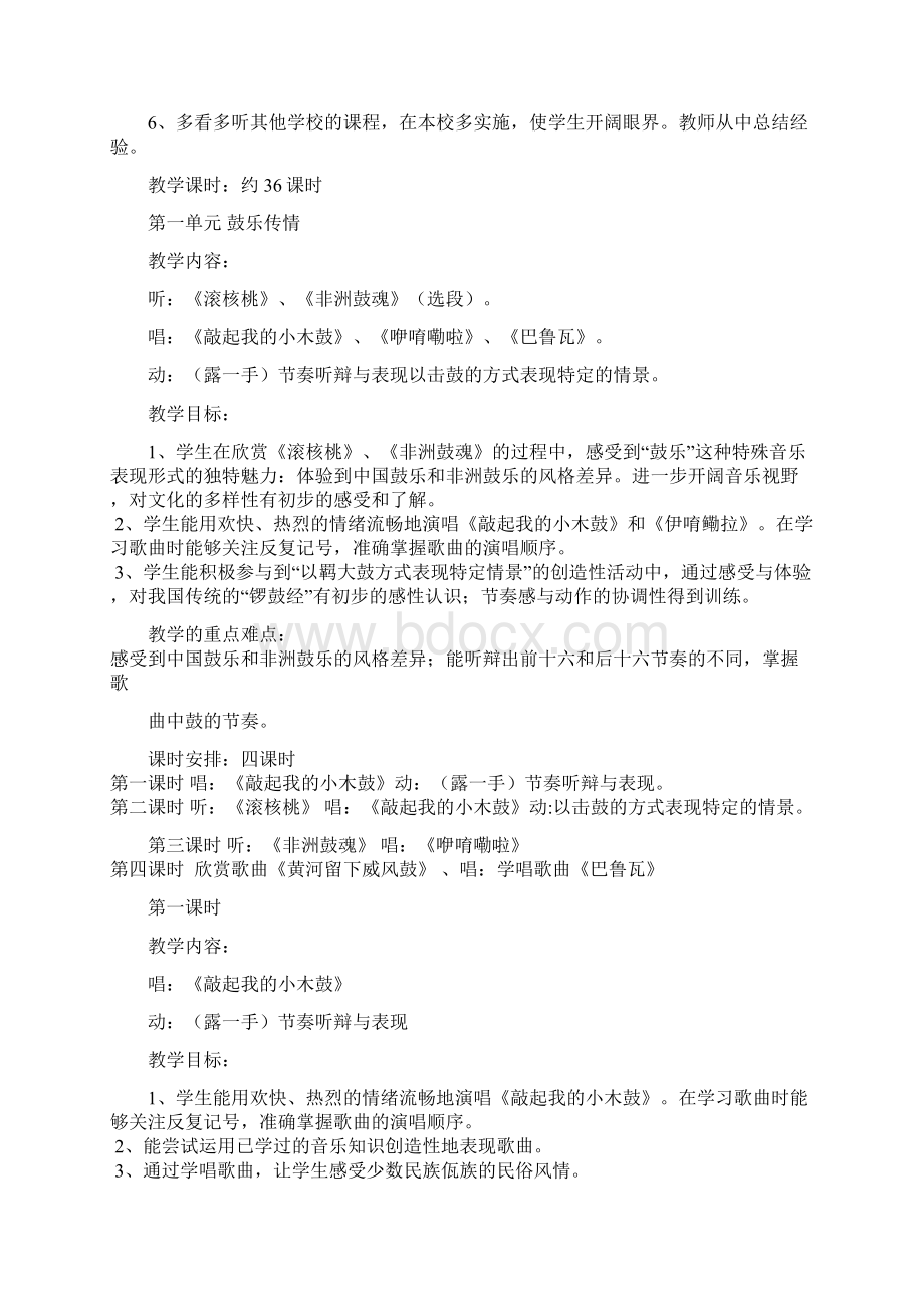 最新苏教版六年级下册音乐教案.docx_第2页