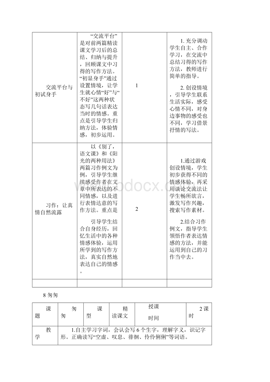 统编版小学语文六年级下册第三单元精品教学设计附习题反思素材Word格式文档下载.docx_第3页