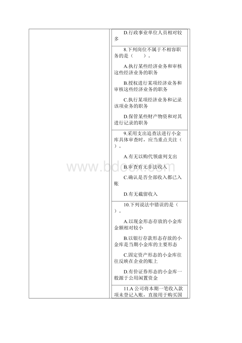 企业小金库的练习题及答案.docx_第3页