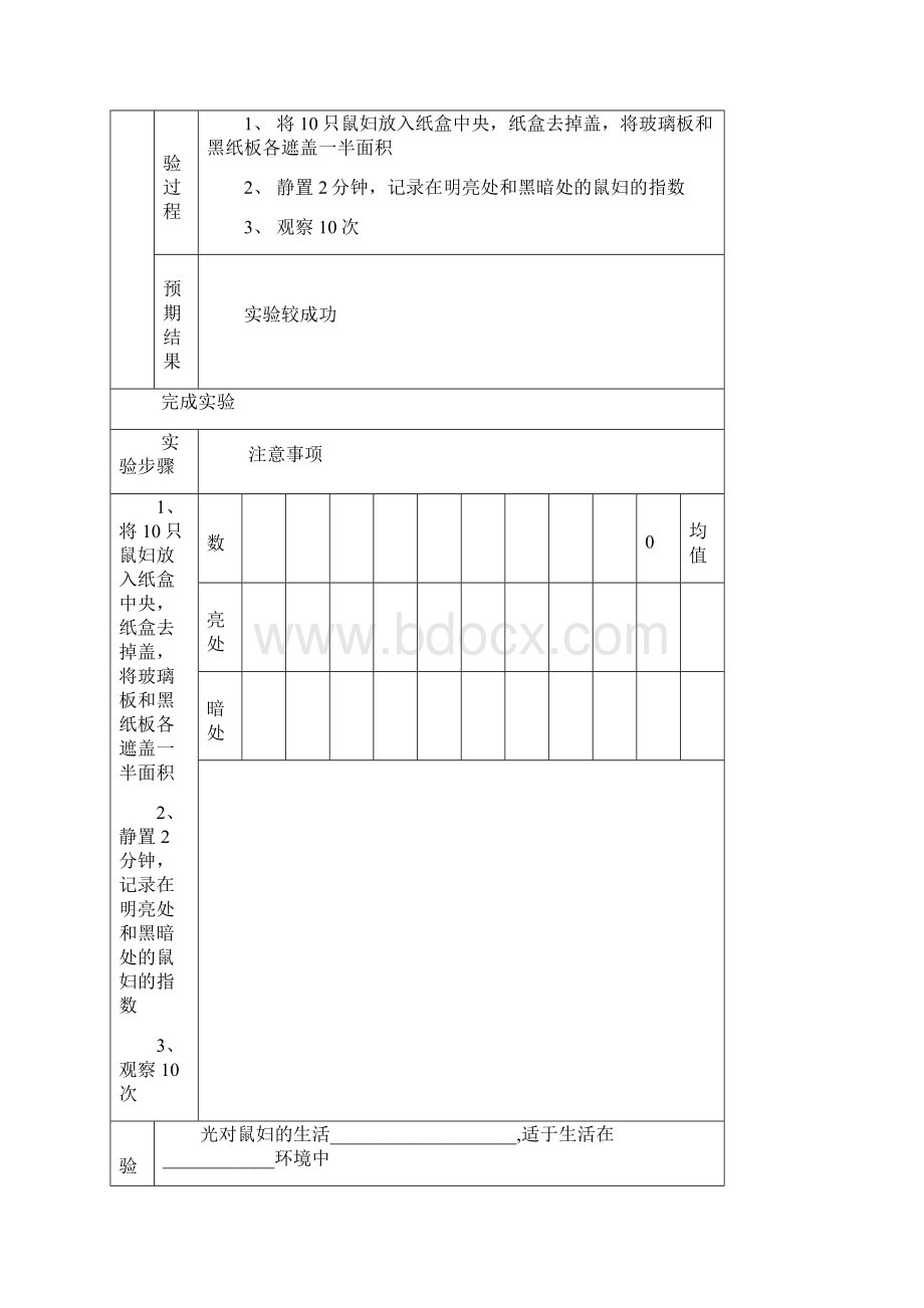 七年级上学期生物实验报告.docx_第2页