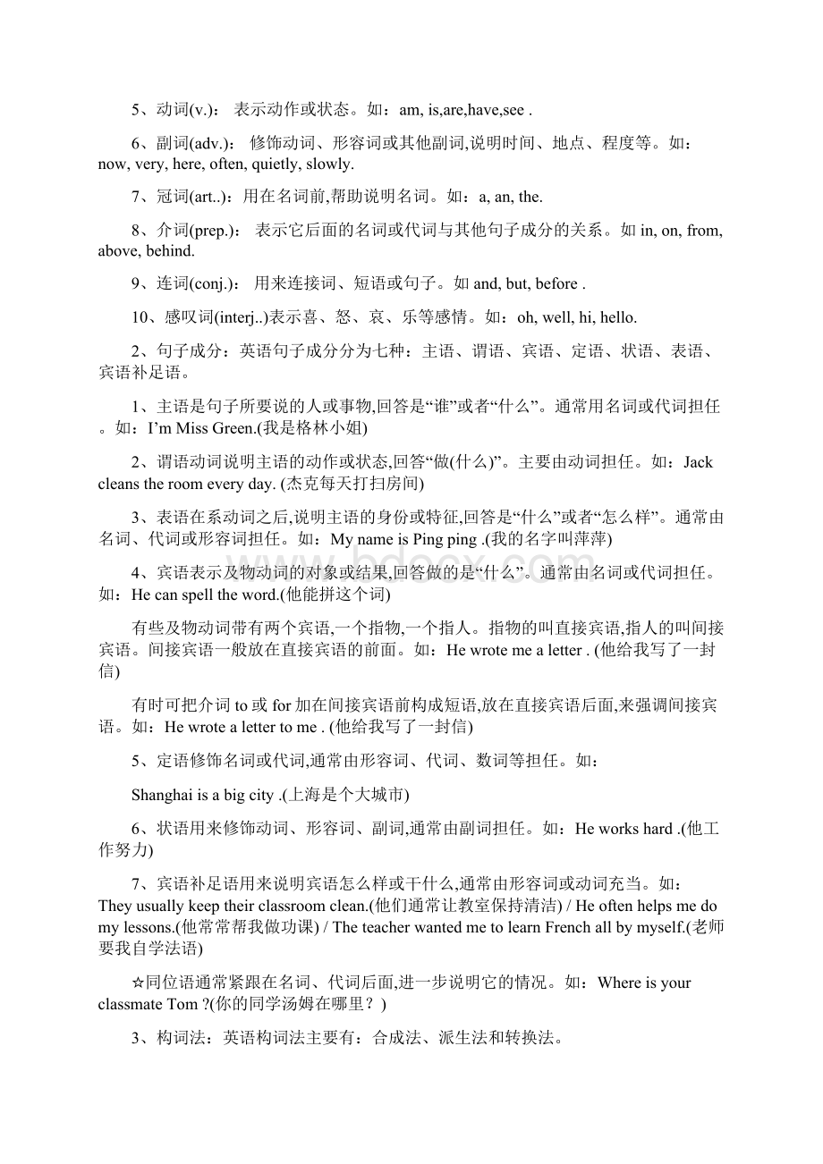 初中英语语法讲解及练习和答案Word文档格式.docx_第3页