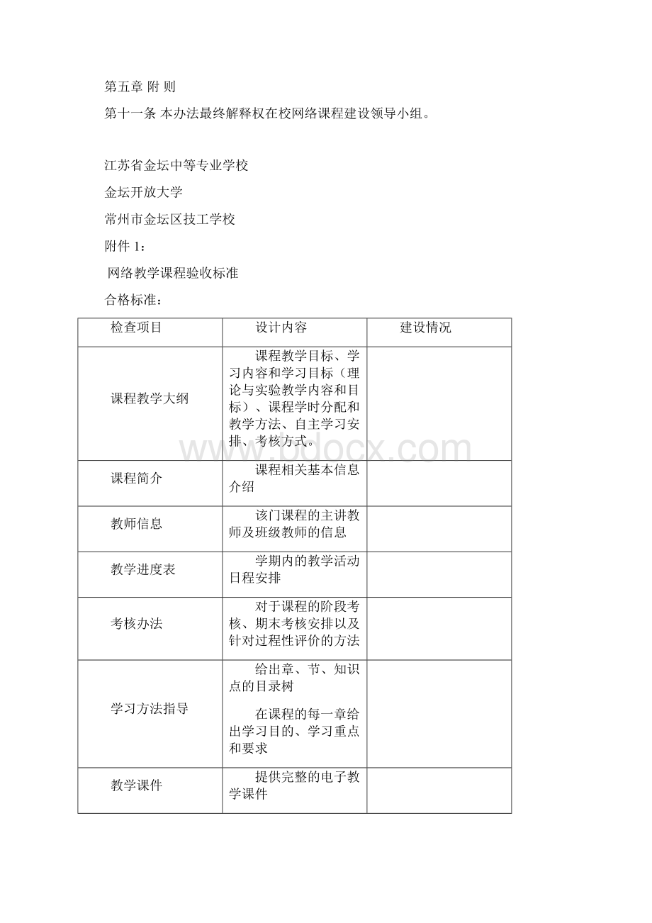 完整版网络教学课程建设规范及管理办法.docx_第3页