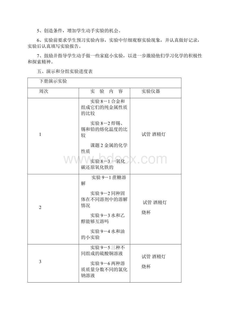 九年级化学实验教学计划.docx_第2页