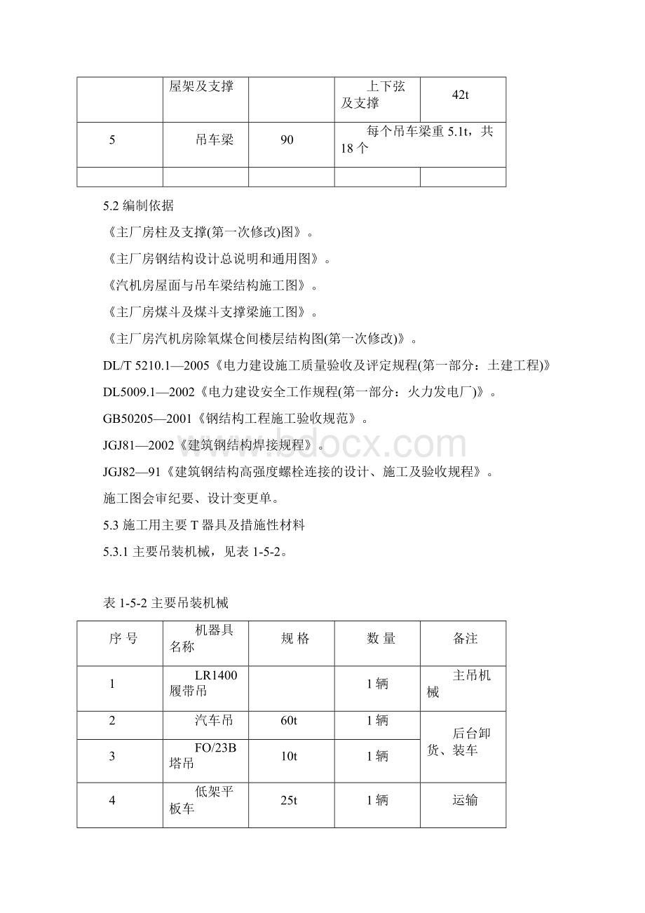 主厂房钢结构吊装Word格式文档下载.docx_第2页