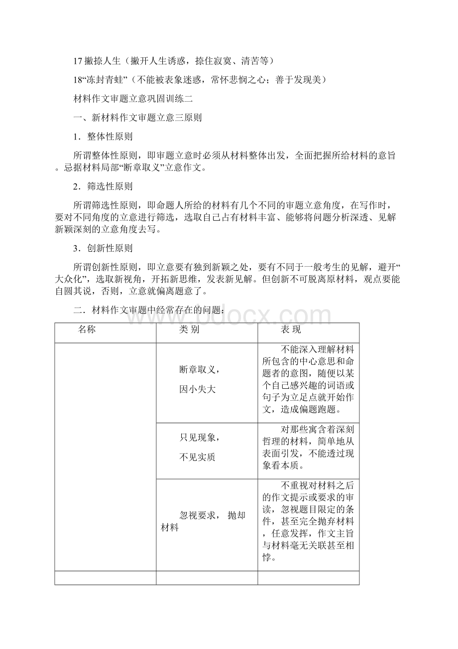 材料作文审题立意巩固训练二Word文件下载.docx_第2页