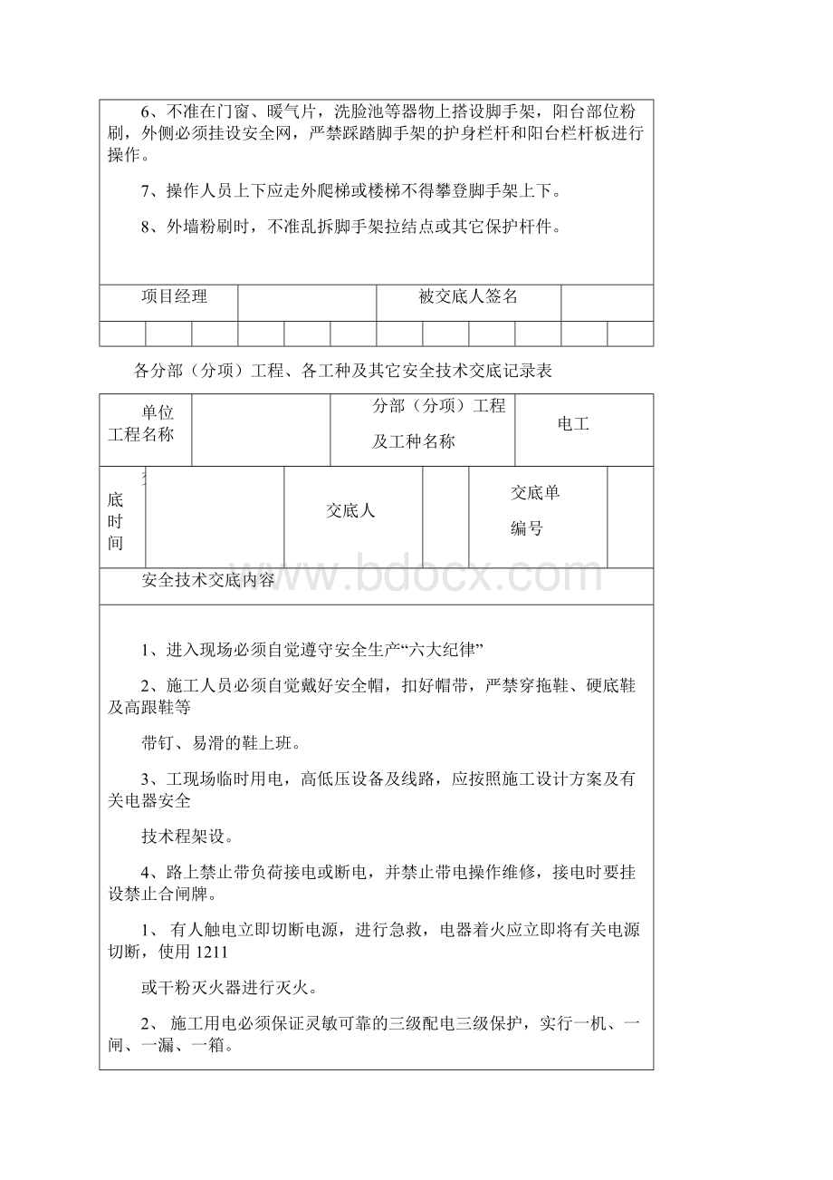 安全技术交底记录表全套.docx_第3页