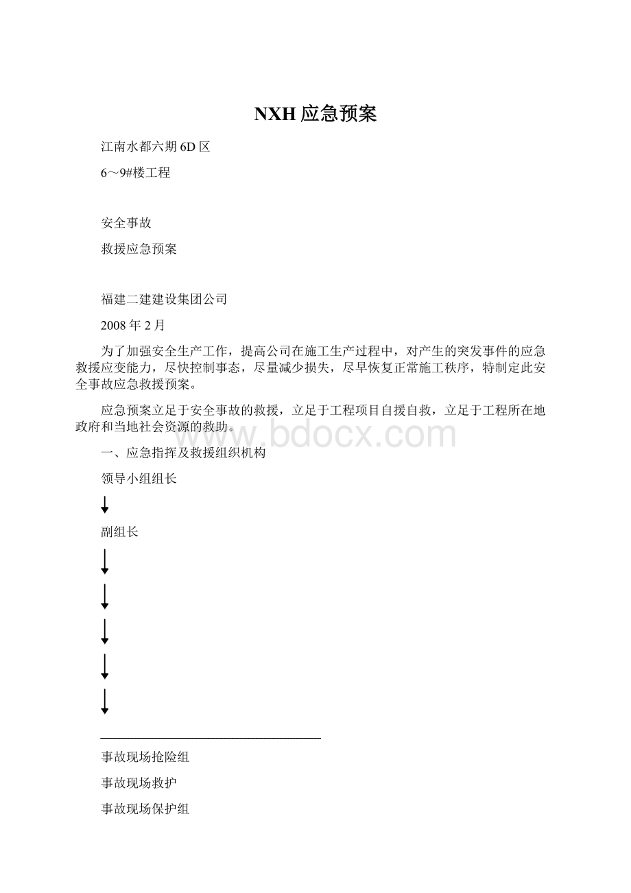 NXH应急预案.docx