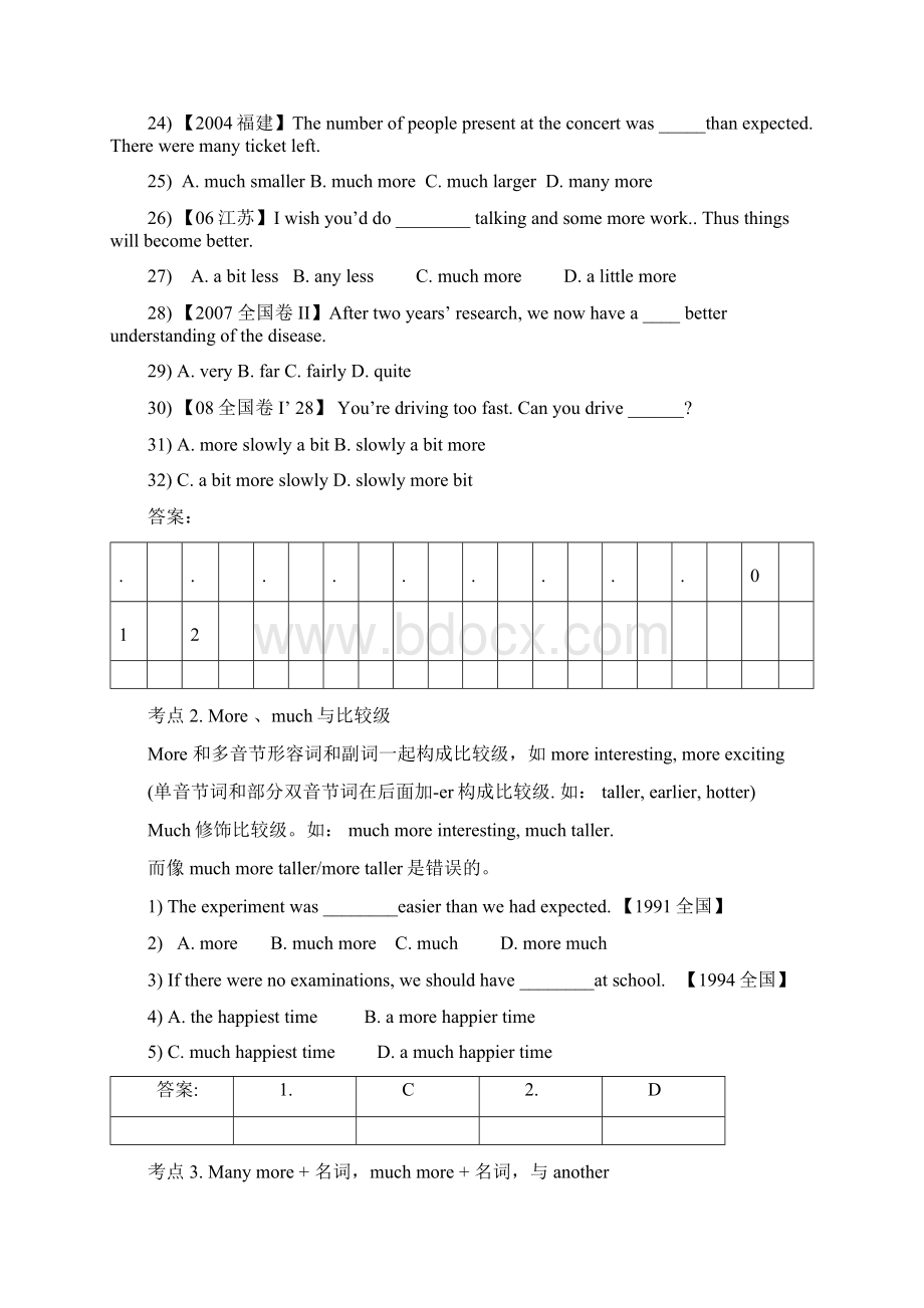 高考英语语法备考首选资料形容词副词常考点.docx_第2页