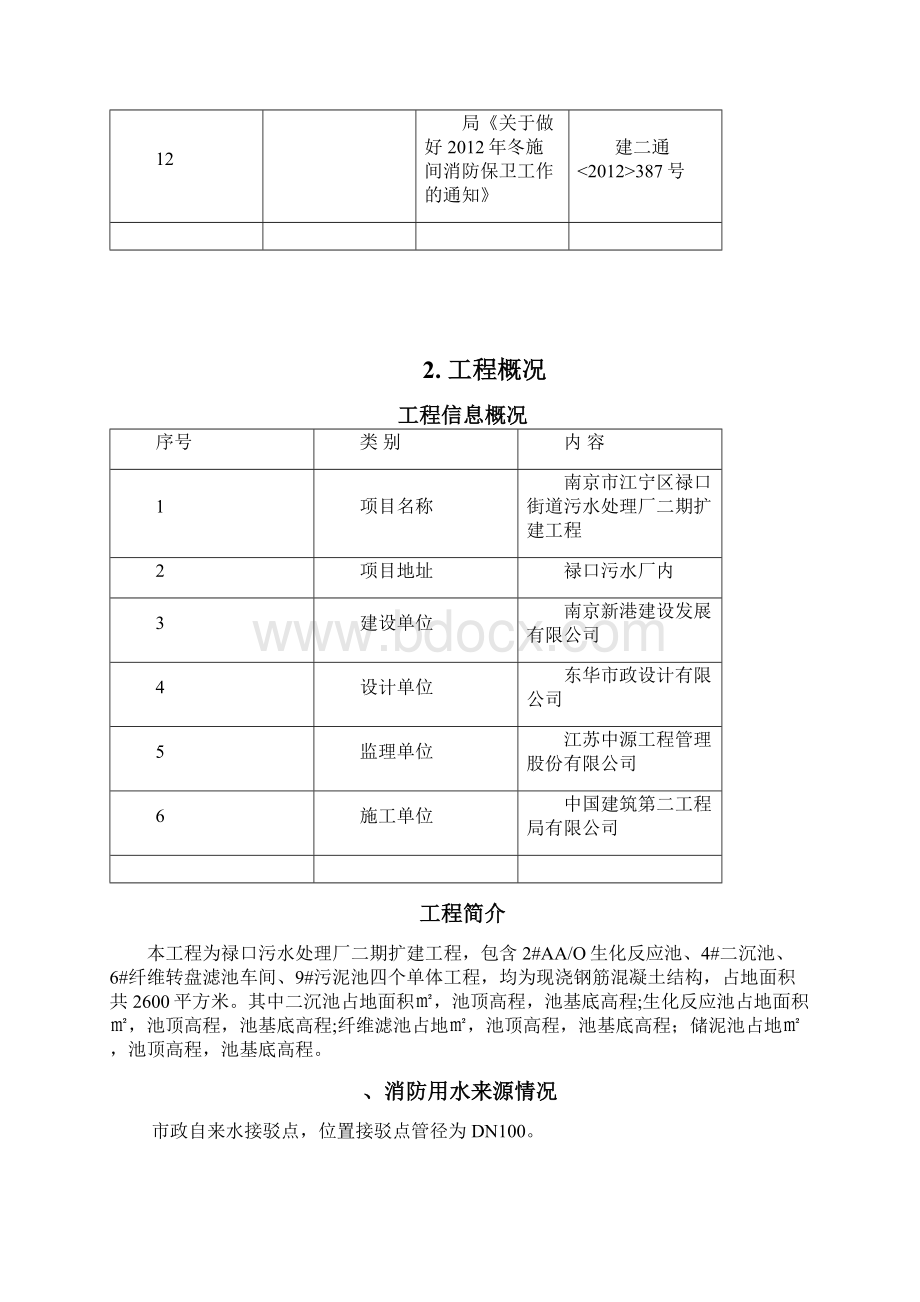 污水处理厂消防专项施工方案.docx_第2页