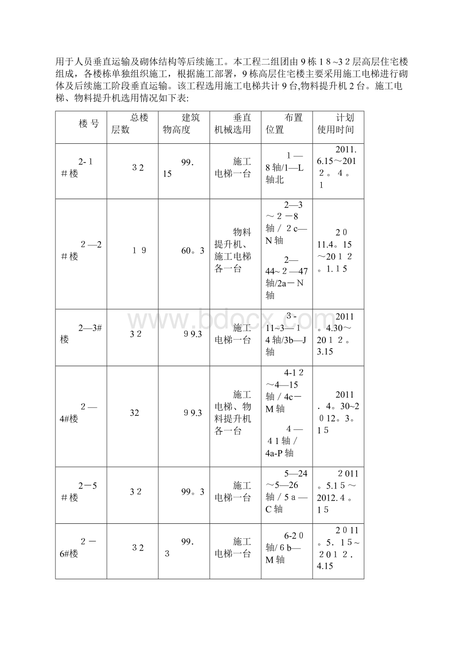 施工电梯安装方案含平台架及计算书.docx_第3页