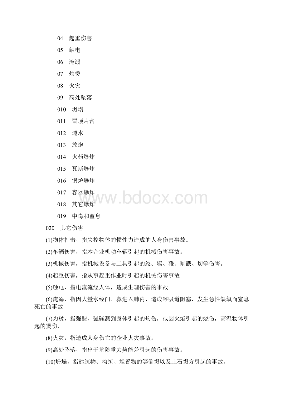 企业职工伤亡事故分类标准GB6441之欧阳物创编.docx_第3页