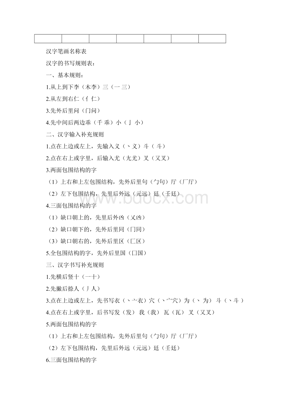 汉字笔画名称及书写规则和注意事项Word文档格式.docx_第2页