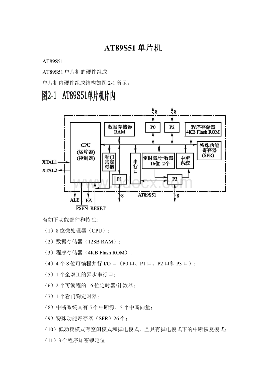 AT89S51单片机文档格式.docx